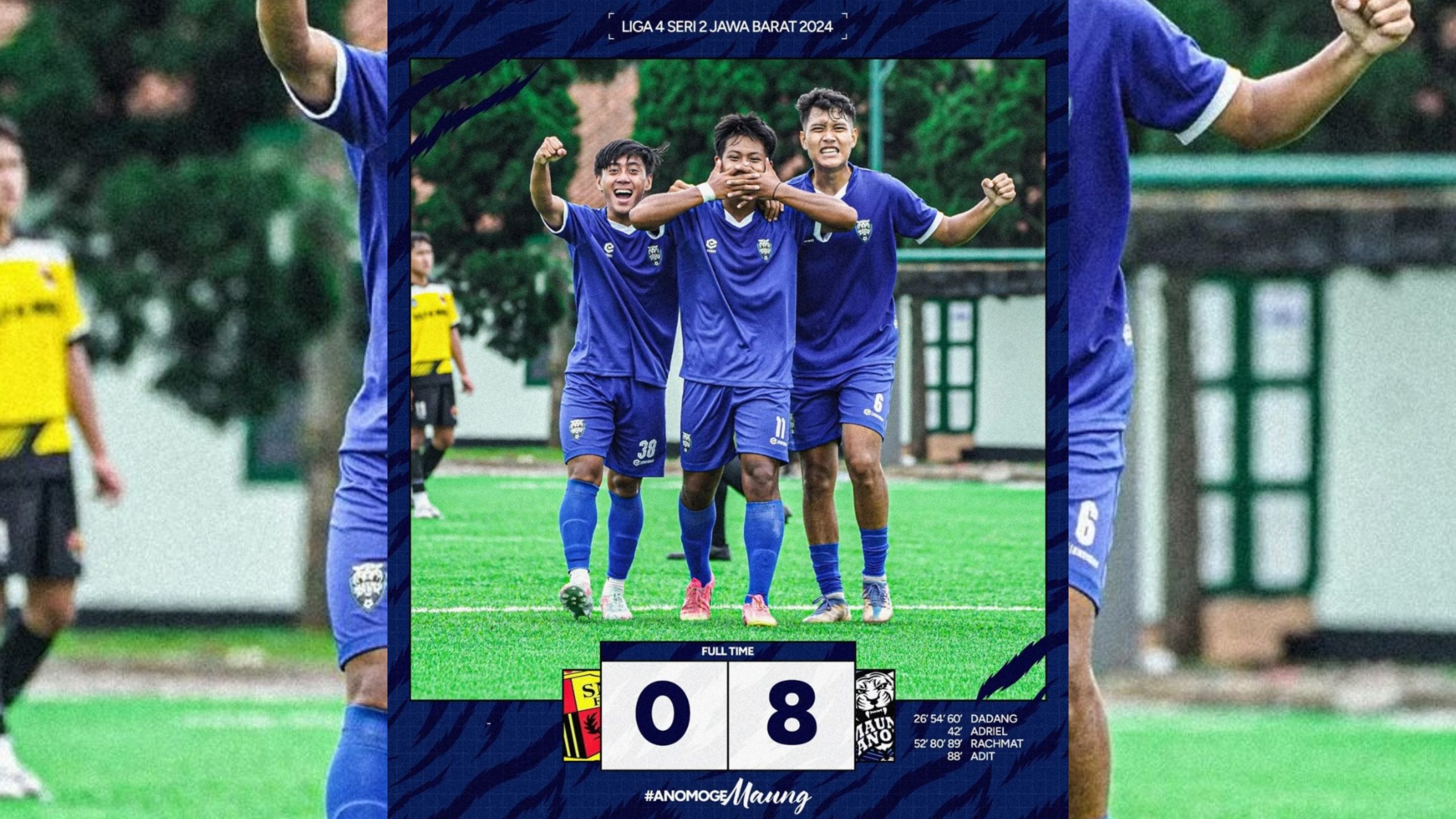 Pesta Gol, Maung Anom Superior di Laga Pembuka Liga 4 Seri 2 Jawa Barat